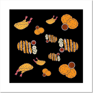 Japanese Fried Foods Posters and Art